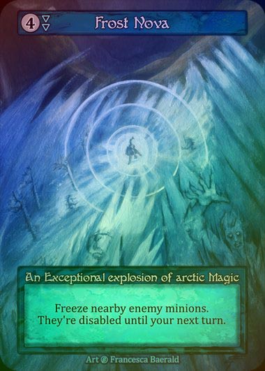 【FOIL】[Water] Frost Nova [beta-Exceptional]